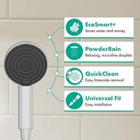 Handdouche HansGrohe Pulsify S 105 1 Jet EcoSmart Mat Wit - thumbnail