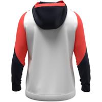 JAKO 6770 Sweater Met Kap Dynamic - Wit/Koraal/Marine - L - thumbnail
