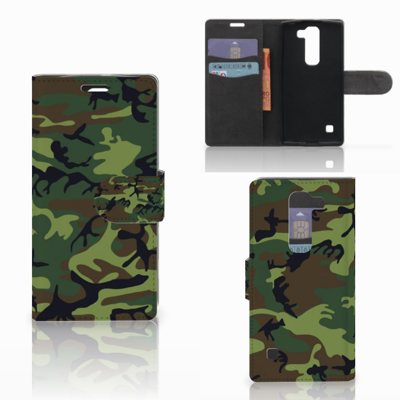 LG Spirit Telefoon Hoesje Army Dark LG Spirit Telefoon Hoesje Army Dark
