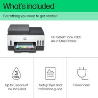 HP Smart Tank 7305 All-in-One Multifunctionele printer Inkjet Kleur A4 Printen, scannen, kopiëren Inktbijvulsysteem, Duplex, WiFi, LAN, ADF, Bluetooth - thumbnail