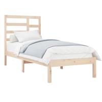 Bedframe massief hout 90x190 cm - thumbnail