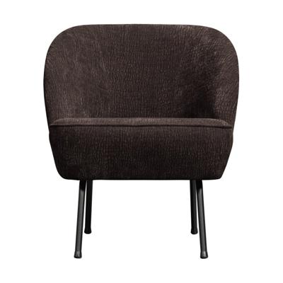Woood Vogue fauteuil chenille donkerbruin