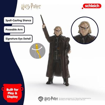 Schleich WIZARDING WORLD Dwaaloog Dolleman & Draco Malfidus met fretje 14907 - thumbnail
