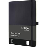 Sigel CO338 Notitieboek Conceptum Softcover DIN A4 Blanco Zwart Aantal paginas: 97 - thumbnail