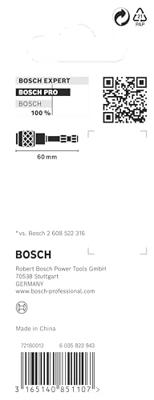 Bosch Accessoires 2 608 522 320 | Impact Control bithouder | Quick Release | 60mm - 2608522320