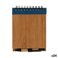 Spiraalnotitieblok met Pen Bamboe 1 x 10 x 13 cm (24 Stuks) - thumbnail