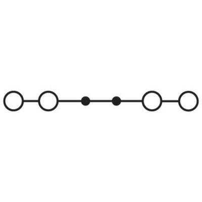 Phoenix Contact 3208199 Doorgangsklem 3.5 mm Spanveer Zwart 50 stuk(s) Piece
