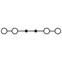 Phoenix Contact 3208199 Doorgangsklem 3.5 mm Spanveer Zwart 50 stuk(s) - thumbnail