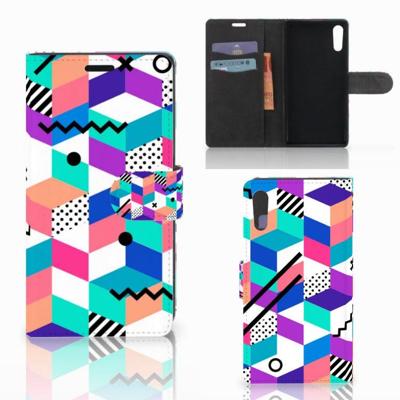 Sony Xperia XZ | Sony Xperia XZs | Book Case | Blokken Kleurrijk