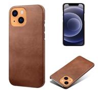 Casecentive Leren Back case iPhone 13 bruin - thumbnail