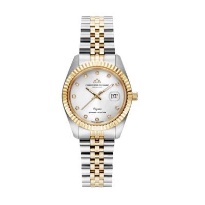 Christophe Duchamp Diamond Elysees CD7201-5 dames Horloge 33mm 5ATM