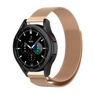 Milanese bandje - Champagne goud - Samsung Galaxy Watch 4 Classic - 42mm / 46mm - thumbnail