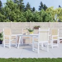 vidaXL Tuinstoelkussens 4 st 100x50x4 cm beige - thumbnail