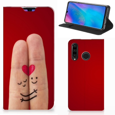 Huawei P30 Lite New Edition Hippe Standcase Liefde - Origineel Romantisch Cadeau Huawei P30 Lite New Edition Hippe Standcase Liefde - Origineel Romantisch Cadeau