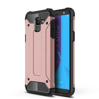 Full-Body robuuste TPU + PC combinatie Case voor Galaxy J6 2018 (EU versie) (Rose goud) Full-Body robuuste TPU + PC combinatie Case voor Galaxy J6 2018 (EU versie) (Rose goud)