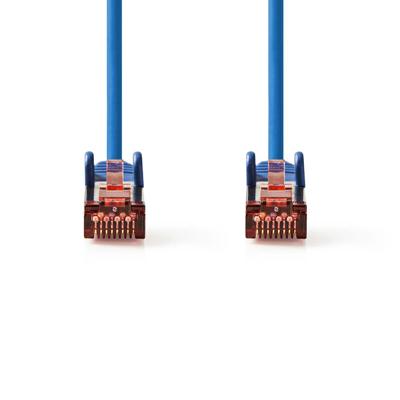 CAT6 S/FTP-Netwerkkabel | RJ45 Male - RJ45 Male | 0,25 m | Blauw