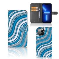 iPhone 13 Pro Max | Telefoon Hoesje | Waves Blue - thumbnail