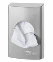 Wings Wings hygiënezakjesdispenser plastic WIN HBDC SAL - RVS - thumbnail
