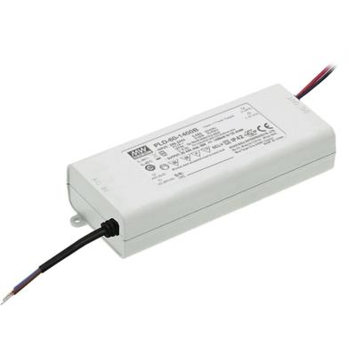 MEAN WELL PLD-60-1050B LED-driver Constante stroomsterkte 60 W 1.05 A 34 - 57 V/DC Niet dimbaar 1 stuk(s)
