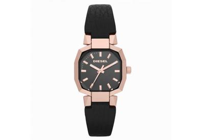 Horlogeband Diesel DZ5366 Leder Zwart 10mm Horlogeband Diesel DZ5366 Leder Zwart 10mm