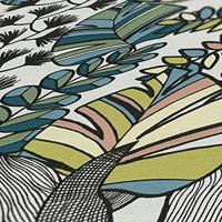 AS Creation Antigua - Wit - Planten Behang - 390951 - thumbnail