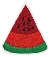 Moses pinpatch Meloen 5 cm rood/groen - thumbnail