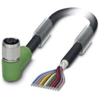 Phoenix Contact 1430161 Sensor/actuator connector, geassembleerd M12 Aantal polen (sensoren): 12 Bus, haaks 1.50 m 1 stuk(s) - thumbnail