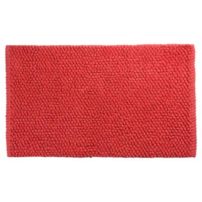 Differnz Popcorn badmat geschikt voor vloerverwarming 100% katoen 50 x 80 cm koraal Differnz Popcorn badmat geschikt voor vloerverwarming 100% katoen 50 x 80 cm koraal