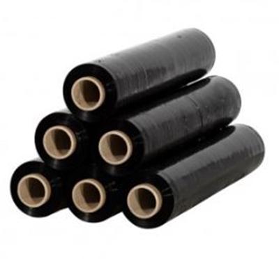 Rekwikkelfolie breed 50cm zwart 23mu (300mtr)