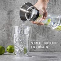 HI waterkaraf met filter 1,2 l transparant - thumbnail
