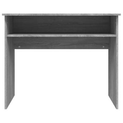 Bureau 90x50x74 cm bewerkt hout grijs sonoma eikenkleurig Bureau 90x50x74 cm bewerkt hout grijs sonoma eikenkleurig
