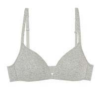 Soft-bh van Bio-katoen met cups, grijs-gemêleerd 80B - thumbnail