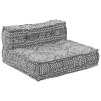 VidaXL Modulair bank lichtgrijs 70 x 70 x 56 cm stof - thumbnail