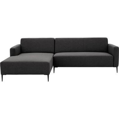 Goossens Bank Key West grijs, stof, 2-zits, modern design