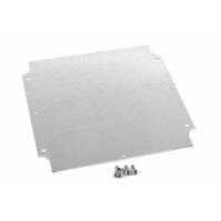 Hammond Electronics 1554RPL Montageplaat (l x b x h) 151 x 147 x 1 mm Plaatstaal Natuur 1 stuk(s) - thumbnail