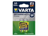 Batterij oplaadbaar Varta 2xAA 2600mAh ready2use - thumbnail