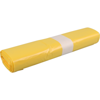 PowerSterko Zak | Afvalzak | HDPE | 80x110cm | geel | 300 stuks - thumbnail