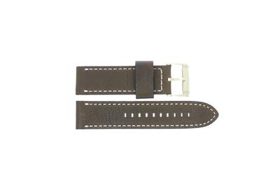 Horlogeband Fossil BQ2032 Leder Bruin 24mm