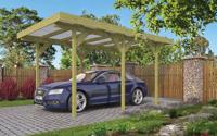 Tuindeco Actie carport 300x500 cm vuren groen geïmpregneerd- Plat dak- Geïmpregneerd vurenhout- Tuindeco - thumbnail
