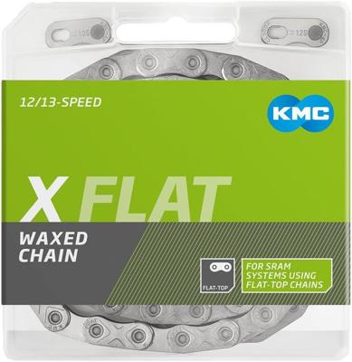 KMC Ketting 12/13 speed x flat silver x 126l waxed