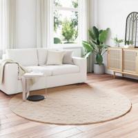 Nep Konijnenbont Tapijt Olite Taupe Ø 200 cm Polyester - thumbnail