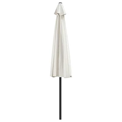 VidaXL Balkonparasol half met aluminium paal 300x155 cm zandkleurig - thumbnail