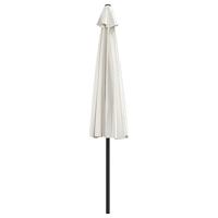 VidaXL Balkonparasol half met aluminium paal 300x155 cm zandkleurig - thumbnail