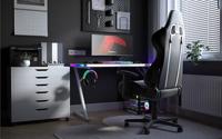 Huzaro Hero 2.5 RGB gaming bureau wit - thumbnail