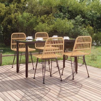 5-delige Tuinset poly rattan