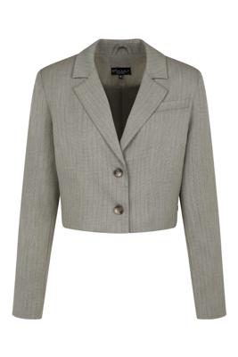 Elvira Casuals Blazer Claire E4 25-018 Blazers 384 Taupe Stripe