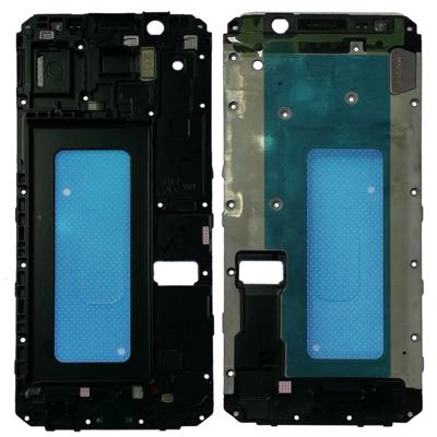 Voorzijde huisvesting LCD Frame Bezel plaat voor Galaxy On6 / J6 / J600(Black)