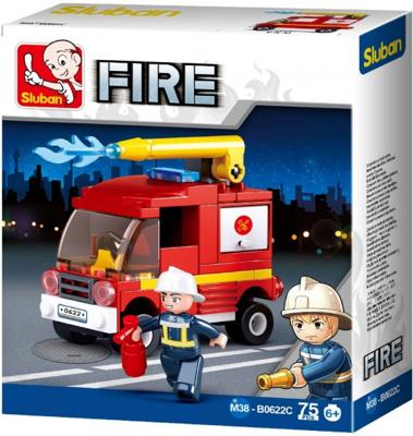 Sluban Fire Truck bouwstenen set