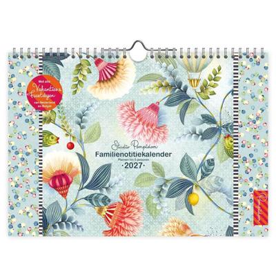 Studio Pompidom Familie Weeknotitiekalender 2027 Floral Balloon Studio Pompidom Familie Weeknotitiekalender 2027 Floral Balloon