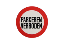 BORD ROND VERBODEN TE PARKEREN - thumbnail